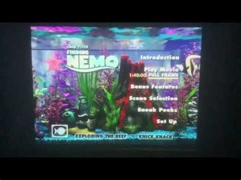 Image result for Procurando Nemo DVD Menu