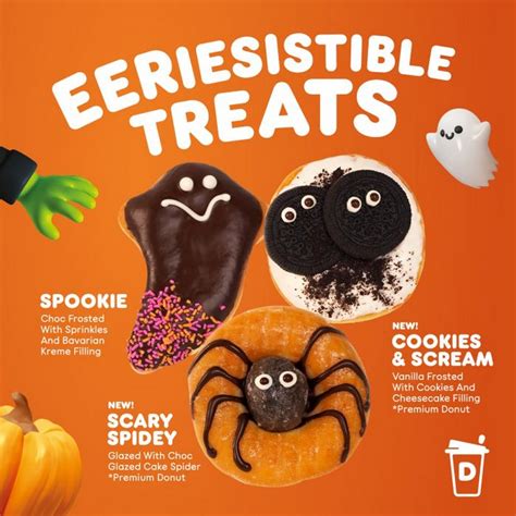 3 October 2024 onwards: Dunkin' Halloween Donuts: Spooky & Delicious ...