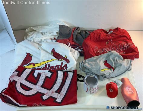 St.louis Cardinals Clothing & Collectibles Lot | ShopGoodwill.com