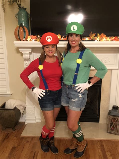 Mario and Luigi DIY costume
