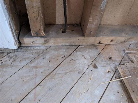 flooring - Best Practices for Levelling / Replacing Plank Subfloor (c ...