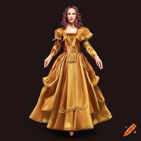 Royal medieval purple ombre dress with long sleeves on Craiyon