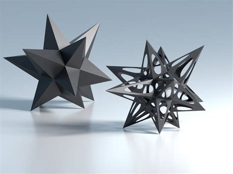 Image result for 3D Paper Star Pattern
