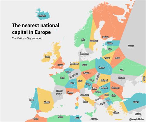 Europe divided into regions based on nearest national capital [OC] : r/europe