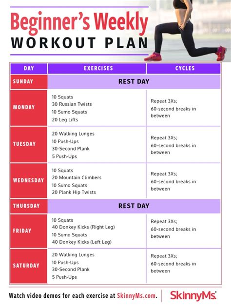 Exercise Plan Example 的图像结果