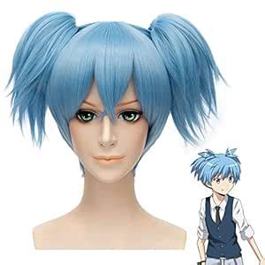 AmaZeus Anime Assassination Classroom Shiota Nagisa Ponytails Wig ...