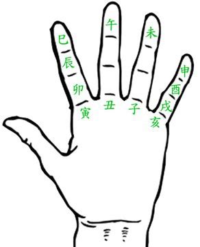 简说手相 十二地支在手掌中的对应位置__凤凰网