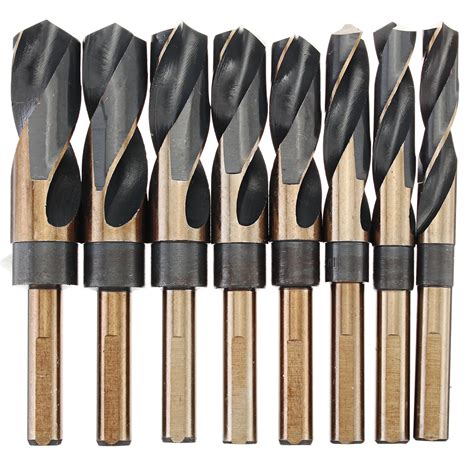 Drillpro 1/2 HSS High Speed Steel Heavy Duty Reduced Shank Twist Drill ...
