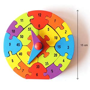Shumee Wooden 3D Puzzles (Clock Puzzle) | Early Learning Toy | Time ...