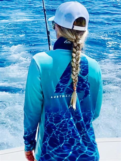 Womens Fishing Shirt | Made In Australia | Blue Ocean – Anchorline ...