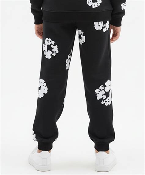 POP BLACK & WHITE GIRLS FLEECE WINTER JOGGER - BLACK – Anthrilo