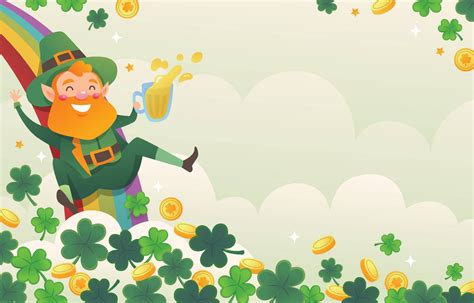 Download Saint Patrick’s Day With Cartoon Leprechaun Wallpaper ...