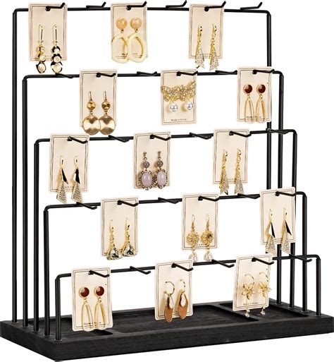 Amazon.com: DGWJSU Earring Display Stands for Selling, Earring Rack ...