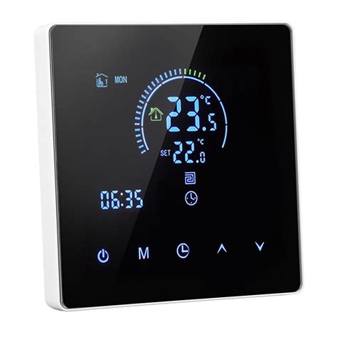 LCD Thermostat, Touch Control Digital Temperature Controller AC90V‑240V ...