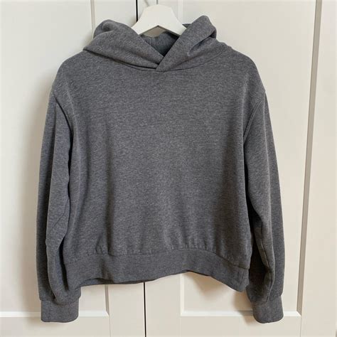 Dark grey hoodie from H&M Soft & comfy material... - Depop