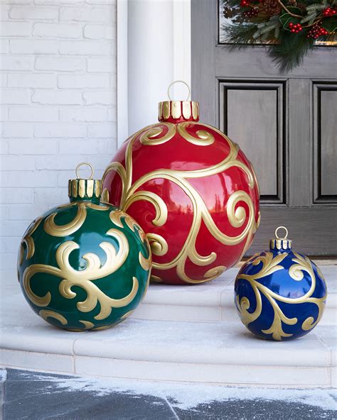 Giant Plastic Outdoor Christmas Ornaments at Elijah Gannon blog