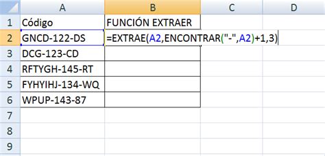 Image result for Formula Extraer En Excel