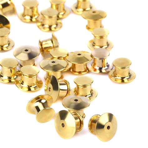 eBoot 30 Pieces Golden Locking Pin Keepers Backs, No Tool Required ...