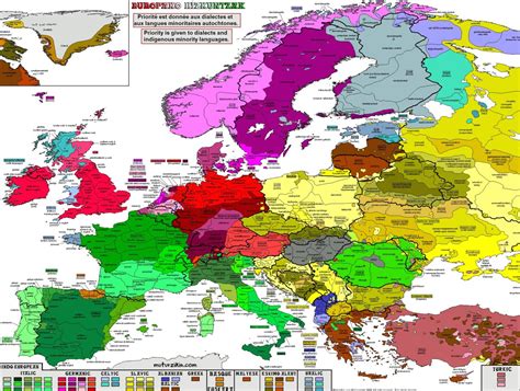 Europe Language Map 的图像结果
