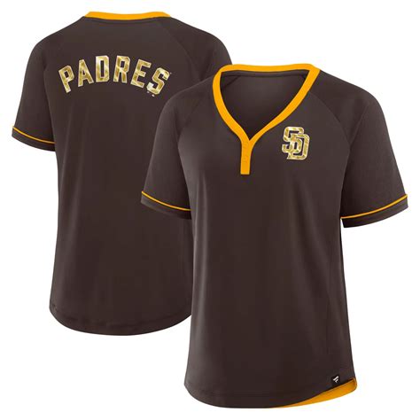 Fanatics San Diego Padres League Diva Star Raglan V-Neck T-Shirt | Academy