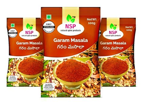 NSP Natural Spice Products Garam Masala | Naturally Processed with ...