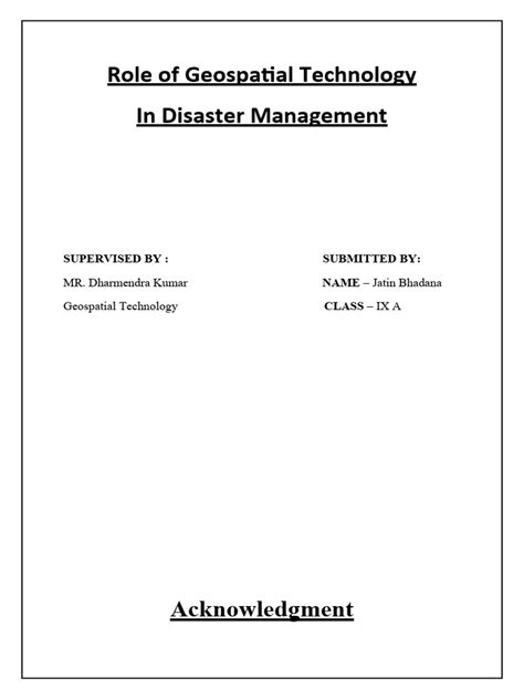 Image result for Geospatial Technology Class 11 Project File