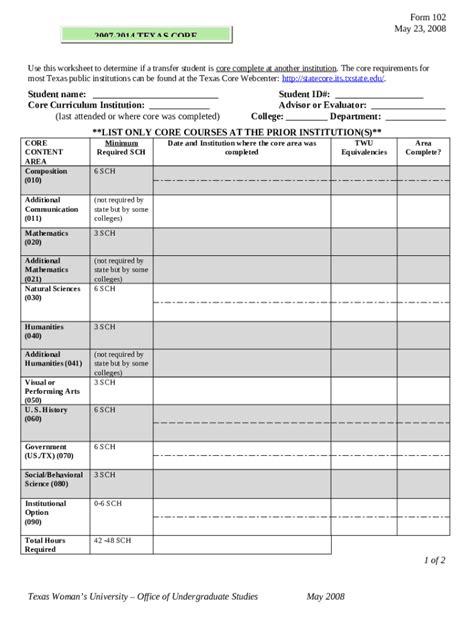 Automated Transfer Equivalency System - University of Texas at ...