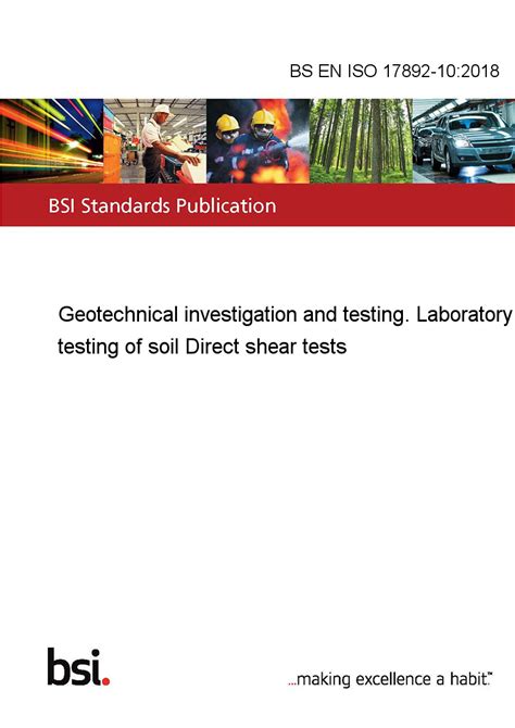 BS EN ISO 17892-10:2018 Geotechnical investigation and testing ...