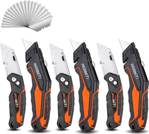 XW Utility Knife Set, Retractable Box Cutter and Folding Utility Knife ...