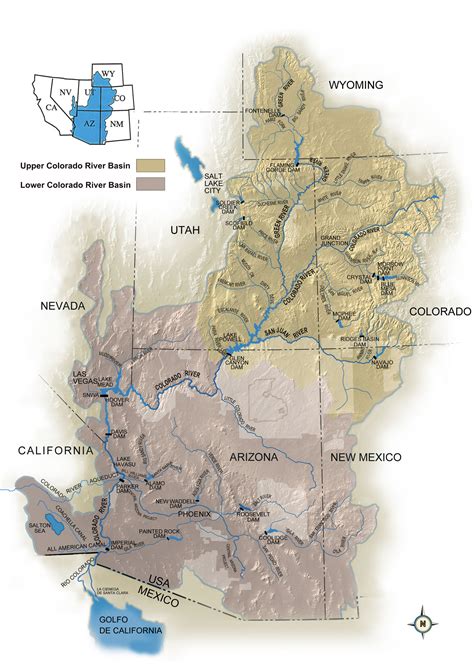 Colorado River Us Map