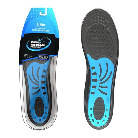 Frido Dual Gel Heavy Duty Trimmable Insoles | For Loose Shoes or ...