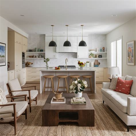 Open Concept Kitchen Living Room - 49 Modern Design Ideas