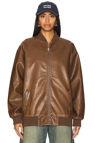 Brown Bomber Jacket | REVOLVE
