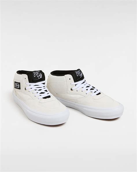 Skate Half Cab Shoes in White| Vans UK