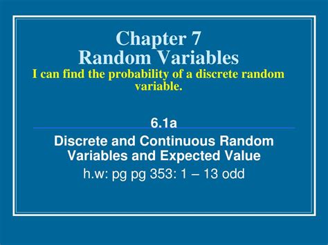 How to Find Discrete Random Variable 的图像结果