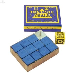 JBB POOL CHALK-12pcs BLUE Snooker, Billiards Cue Stick Price in India ...