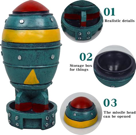 Varuotu Mini Nuclear Bomb Storage Box - Openable Resin India | Ubuy