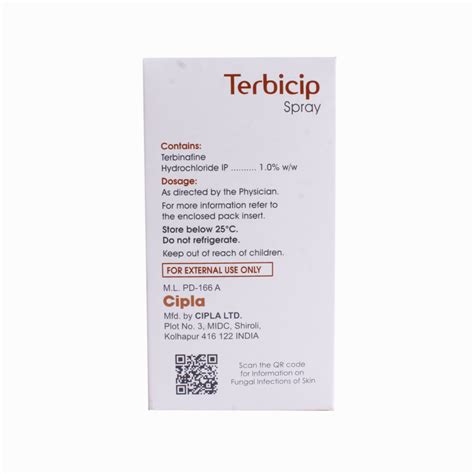 Terbicip Topical Spray 30ml Price, Uses, Side Effects, Composition ...