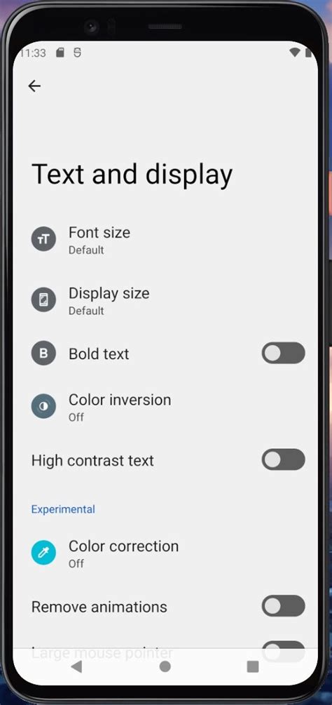 Image result for Android 12 Phone Display