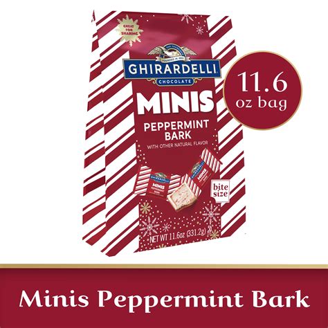 Ghirardelli Peppermint Bark Chocolate Minis | Fig App