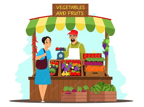 Vegetable Seller Clipart Black And White