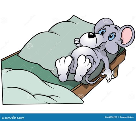 放置在床上的老鼠 向量例证. 插画 包括有 现有量, 字符, 向量, 放置, 孤立, 艺术, 可笑, 讨人喜欢 - 44306259