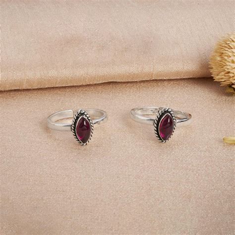 Bridal Toe Ring | Silver Wedding Toe Rings