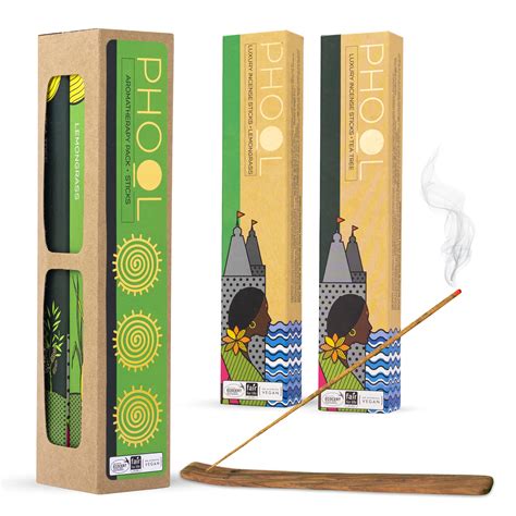 PHOOL LUXURY INCENSE Pack Of 2 Natural Incense Sticks, Aromatherapy ...