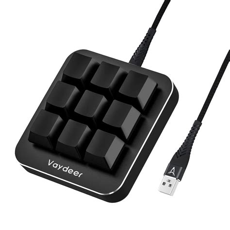 Vaydeer One-Handed Mechanical Keyboard Support NKRO, Hotkeys, One-Click ...