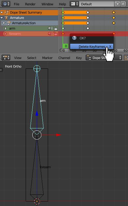 Image result for How to Remove Keyframes Blender