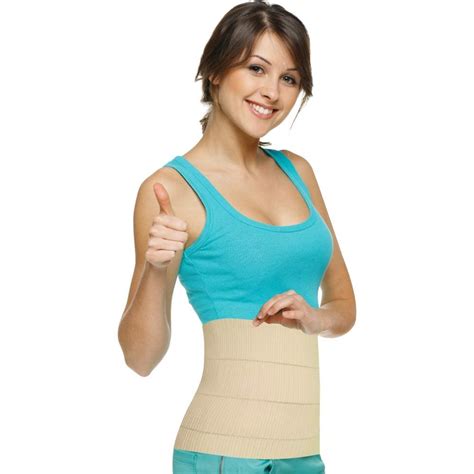 Dyna Sego Elastic Abdominal Corset 4 Panel Support Belt Binder With ...