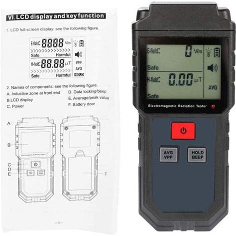 Real Instruments Emf Meter Battery Powered Electromagnetic Radiation ...