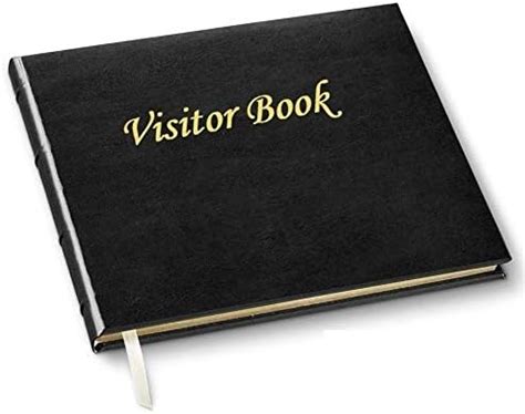 True-Ally Visitors Guest Notebook/Visitor Log Book/Visitor Registration ...