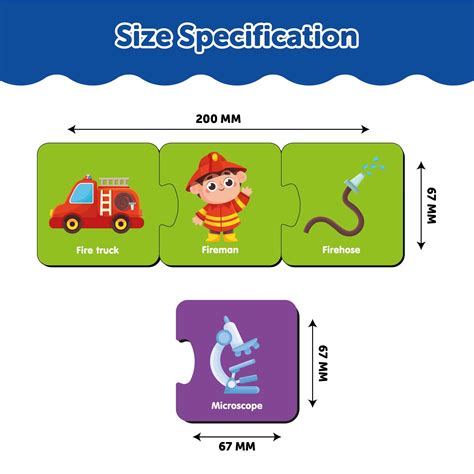 Profession 3 piece matching puzzle Series 2 – Mini Leaves